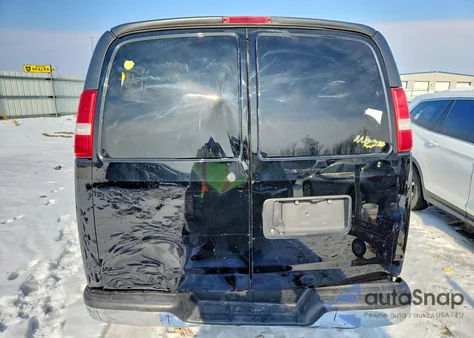 2017 Chevrolet Express G2500 z USA, uszkodzony, nr VIN 1GCWGAFF4H1164722